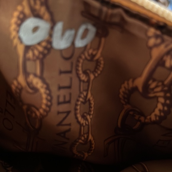 Tignanello Beige Multipocket Soft Pebbled Leather Shoulder Crossbody Bag - Picture 15 of 15